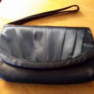 Small blue clutch
